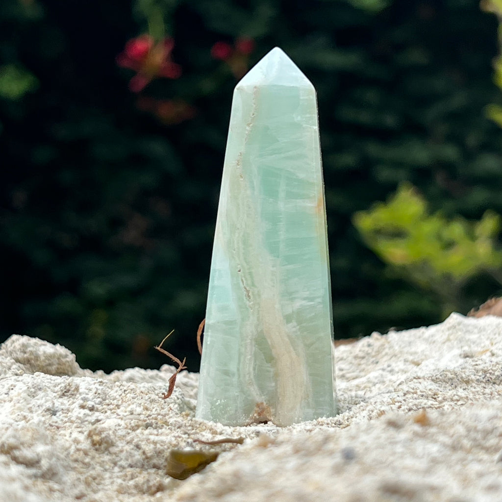 Turn/obelisc calcit albastru m4, druzy.ro, cristale 3