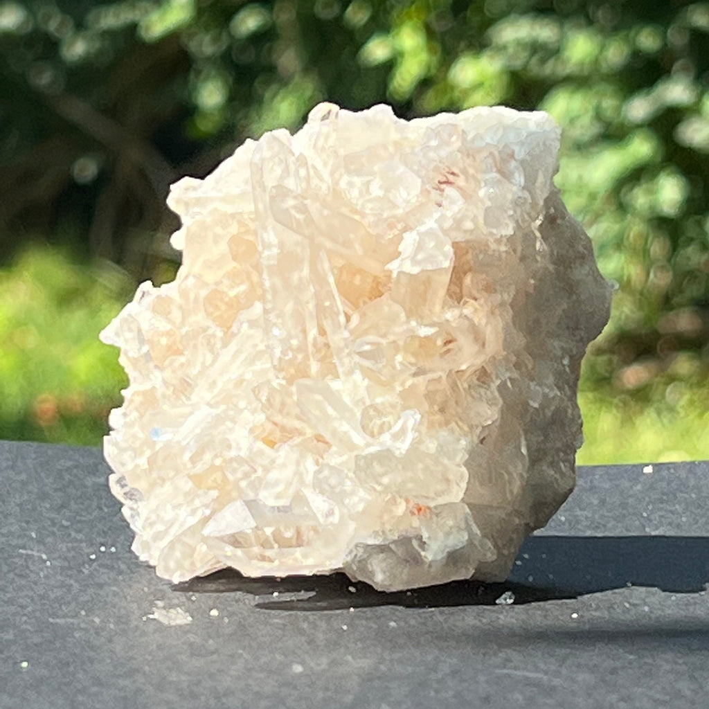 Cluster cuart Malagasy incolor m5, druzy.ro, cristale 2