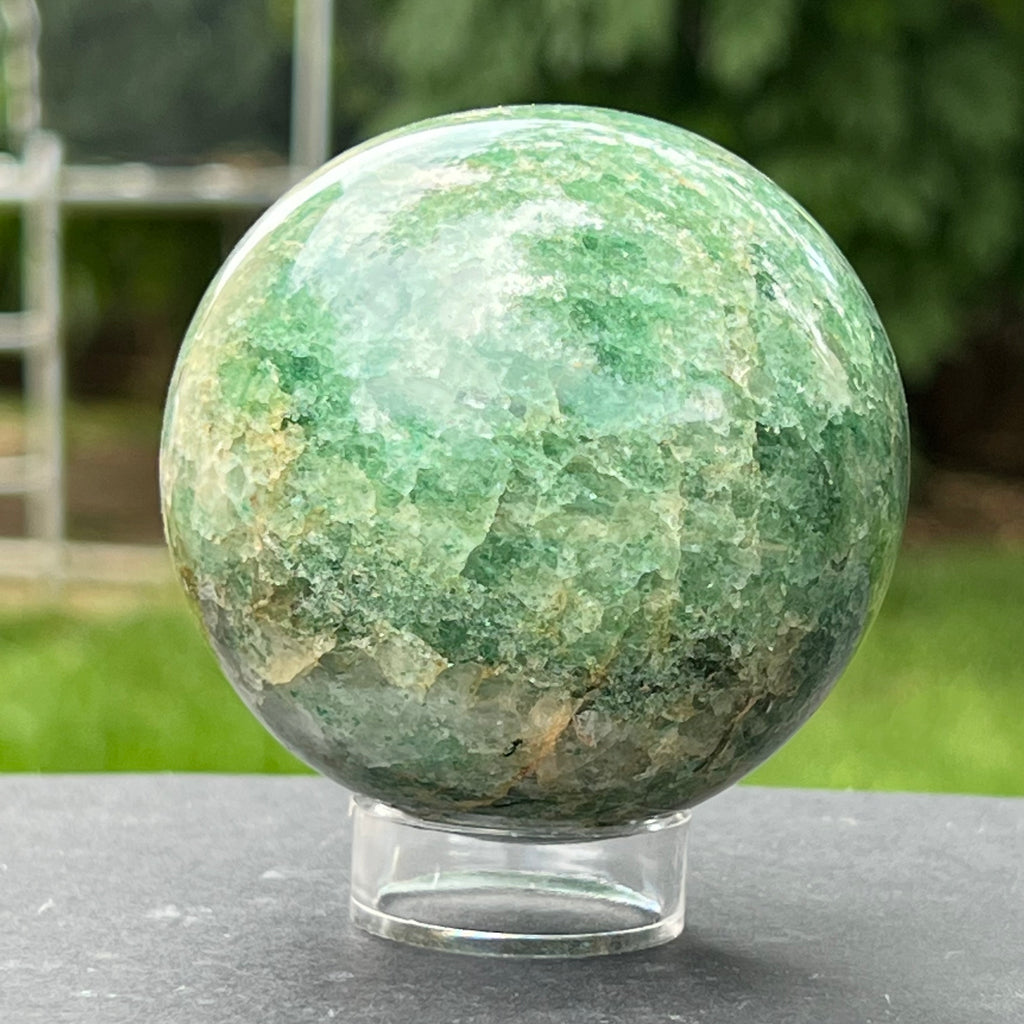 Fucsit sfera m2, druzy.ro, cristale 1