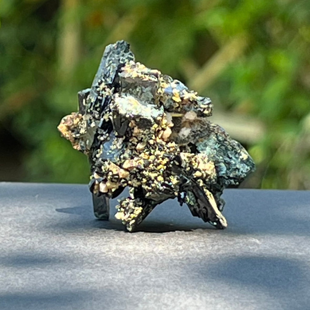 Cluster egirin mini cuart fumuriu/negru Zomba m1, druzy.ro, cristale 1