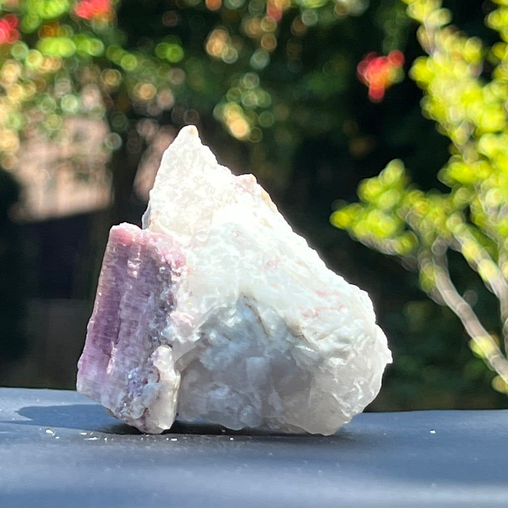 Turmalina roz bruta m9, druzy.ro, cristale 1