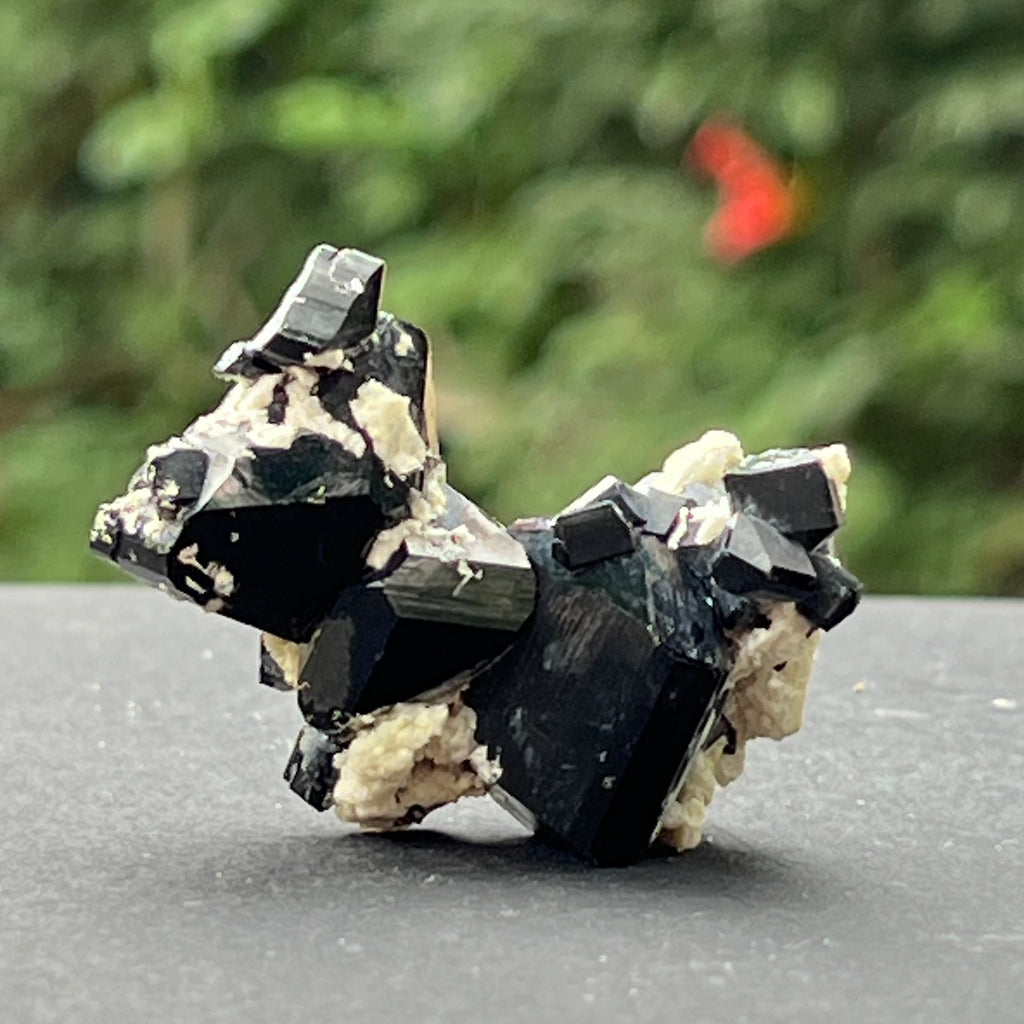 Turmalina neagra bruta m10, druzy.ro, cristale 1