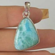 Pandantiv larimar argint | Model 7, pietre semipretioase - druzy.ro 2 