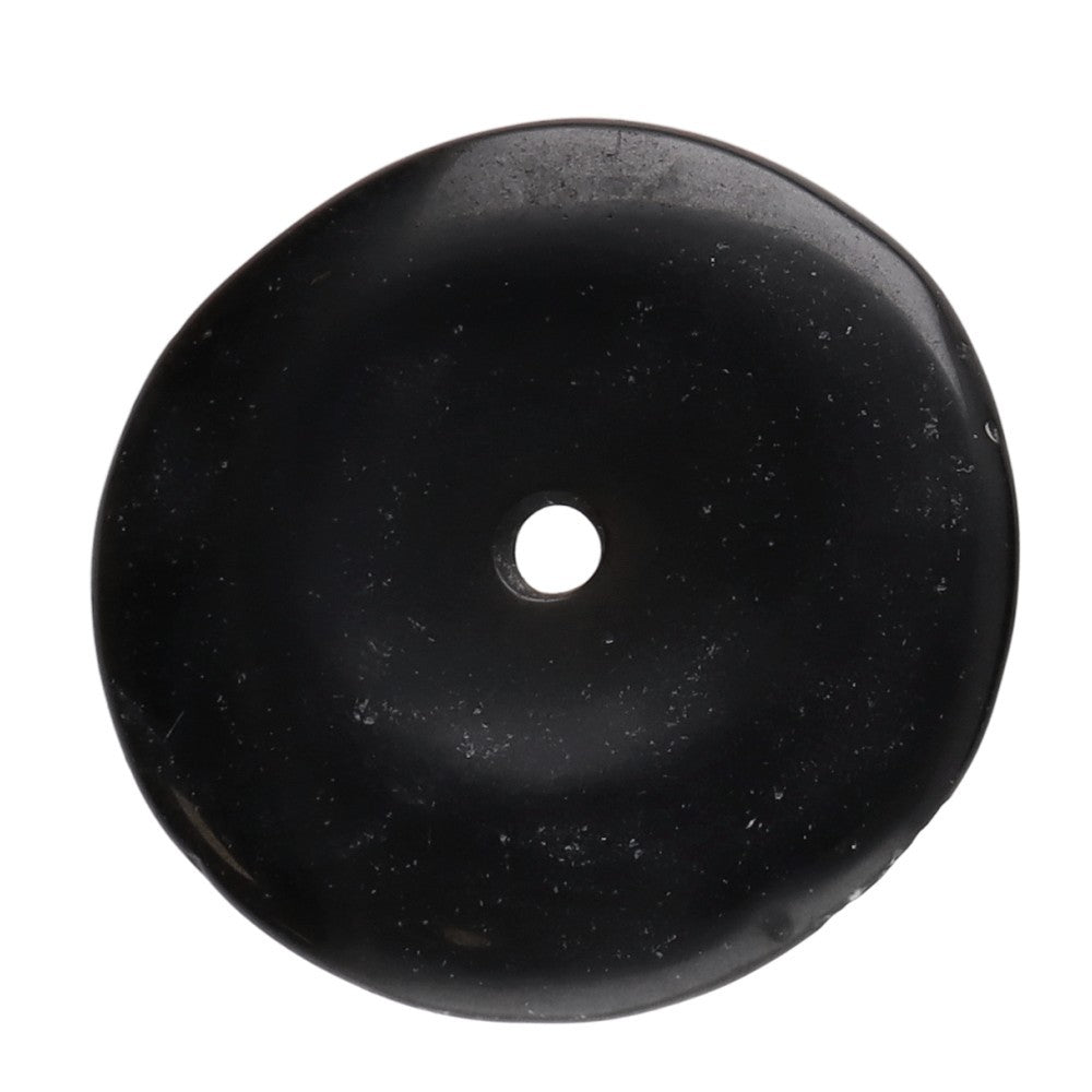 Pandantiv piatra pi donut onix negru L, pietre semipretioase - druzy.ro 1 