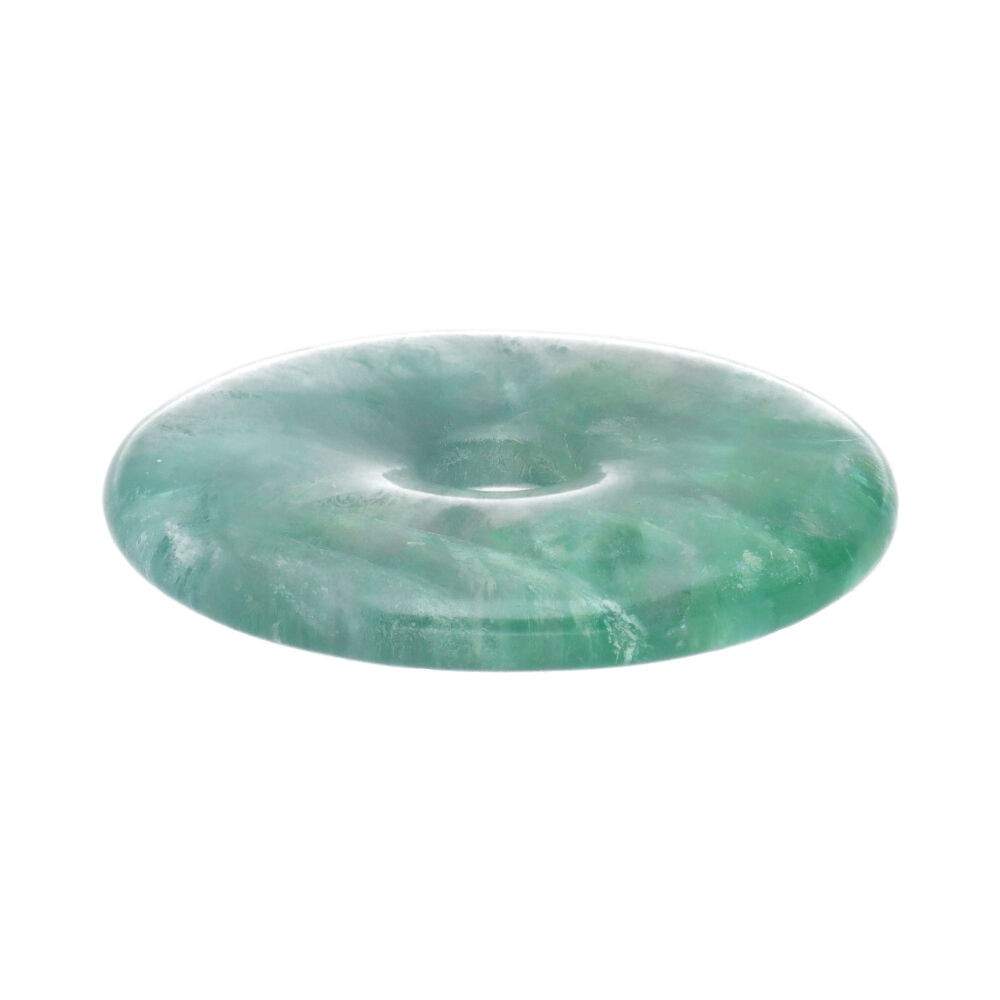 Pandantiv piatra pi donut fluorit verde, pietre semipretioase - druzy.ro 3 