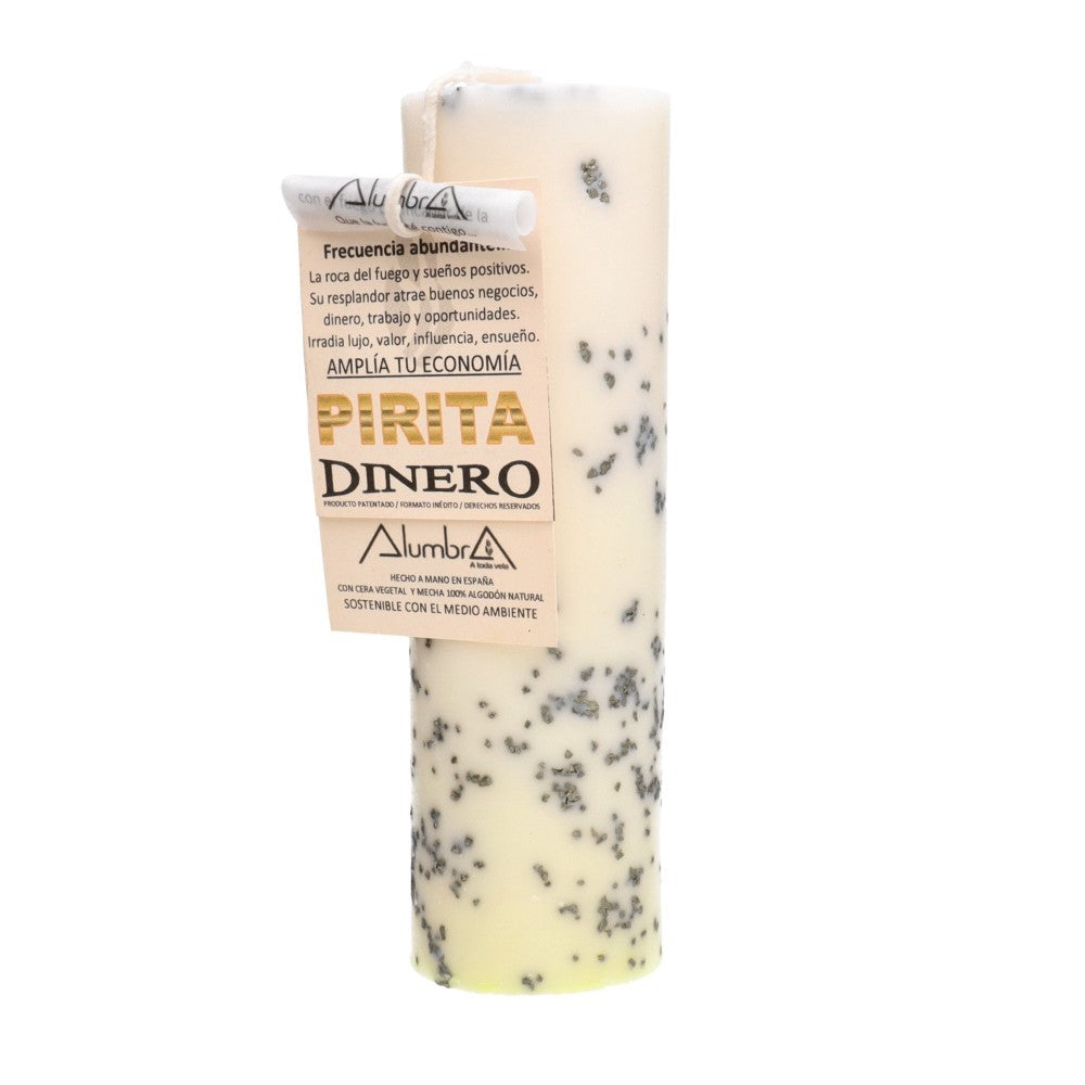 Lumânare cu insertii de pirita | Money, pietre semipretioase - druzy.ro 1 