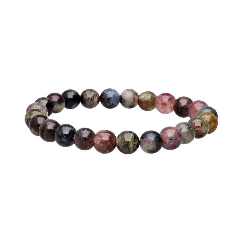 Bratara mix turmalina 8 mm, pietre semipretioase - druzy.ro 2 