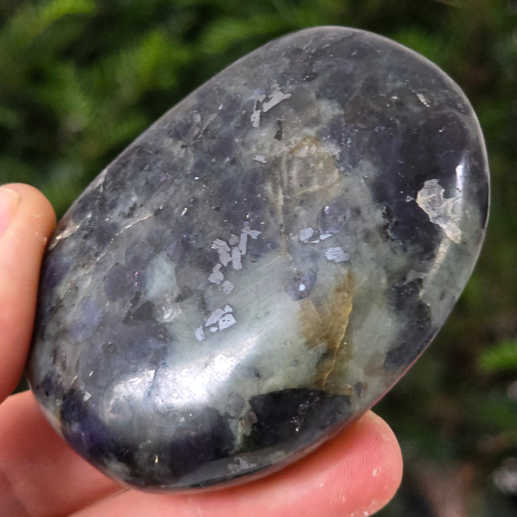 Palmstone Iolit (safir de apa) din Madagascar model 8, pietre semipretioase - druzy.ro 6 