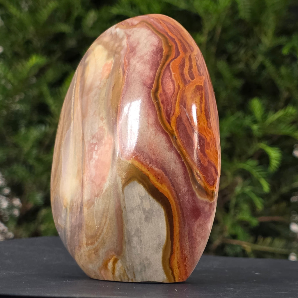 Jasp policrom sculptura forma libera model 3 Africa, pietre semipretioase - druzy.ro 4 