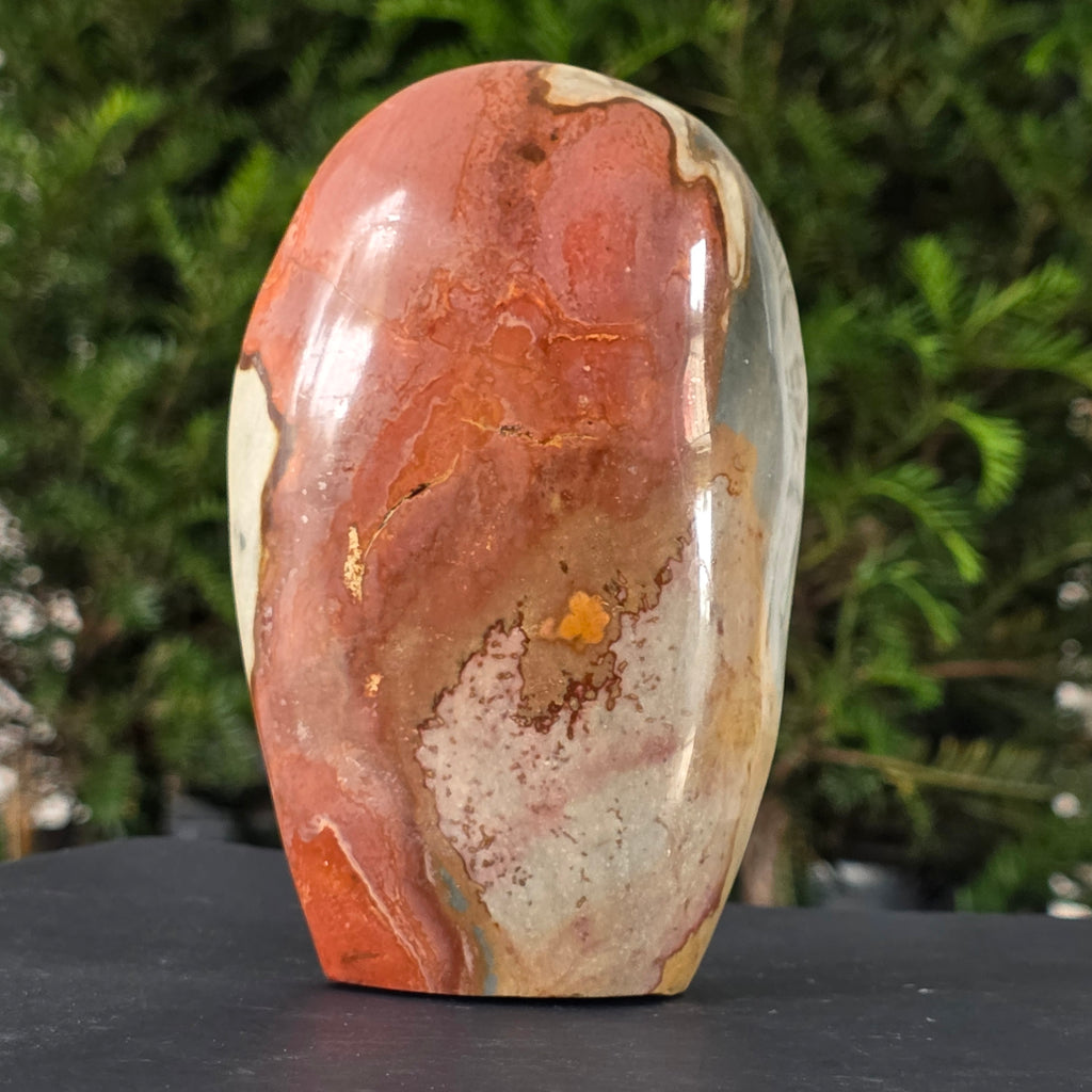 Jasp policrom sculptura forma libera model 5 Africa, pietre semipretioase - druzy.ro 1 