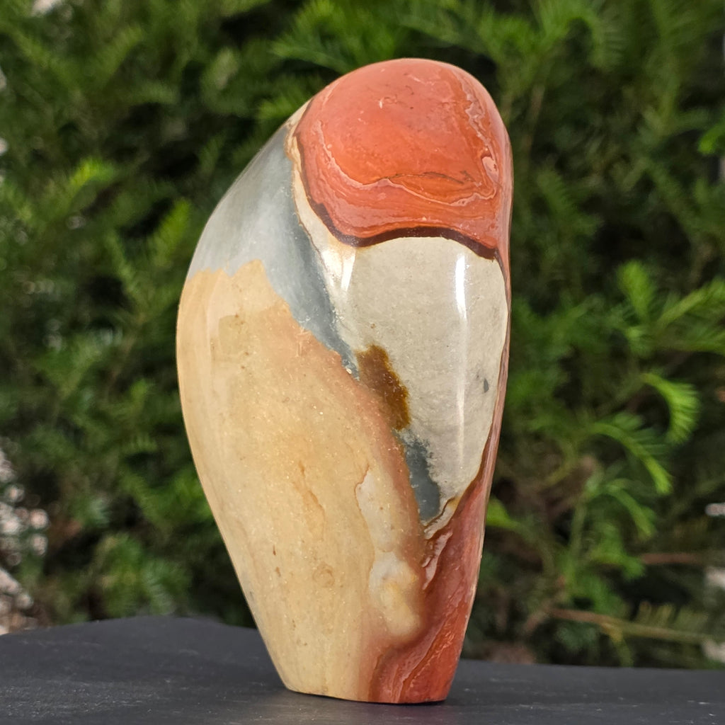 Jasp policrom sculptura forma libera model 5 Africa, pietre semipretioase - druzy.ro 5 
