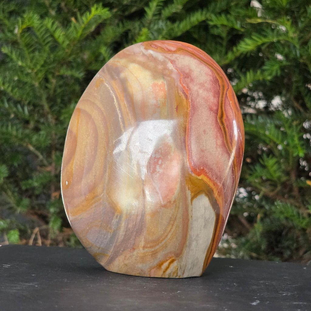 Jasp policrom sculptura forma libera model 3 Africa, pietre semipretioase - druzy.ro 5 