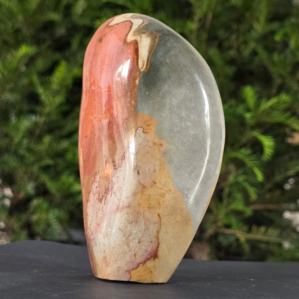 Jasp policrom sculptura forma libera model 5 Africa, pietre semipretioase - druzy.ro 2 