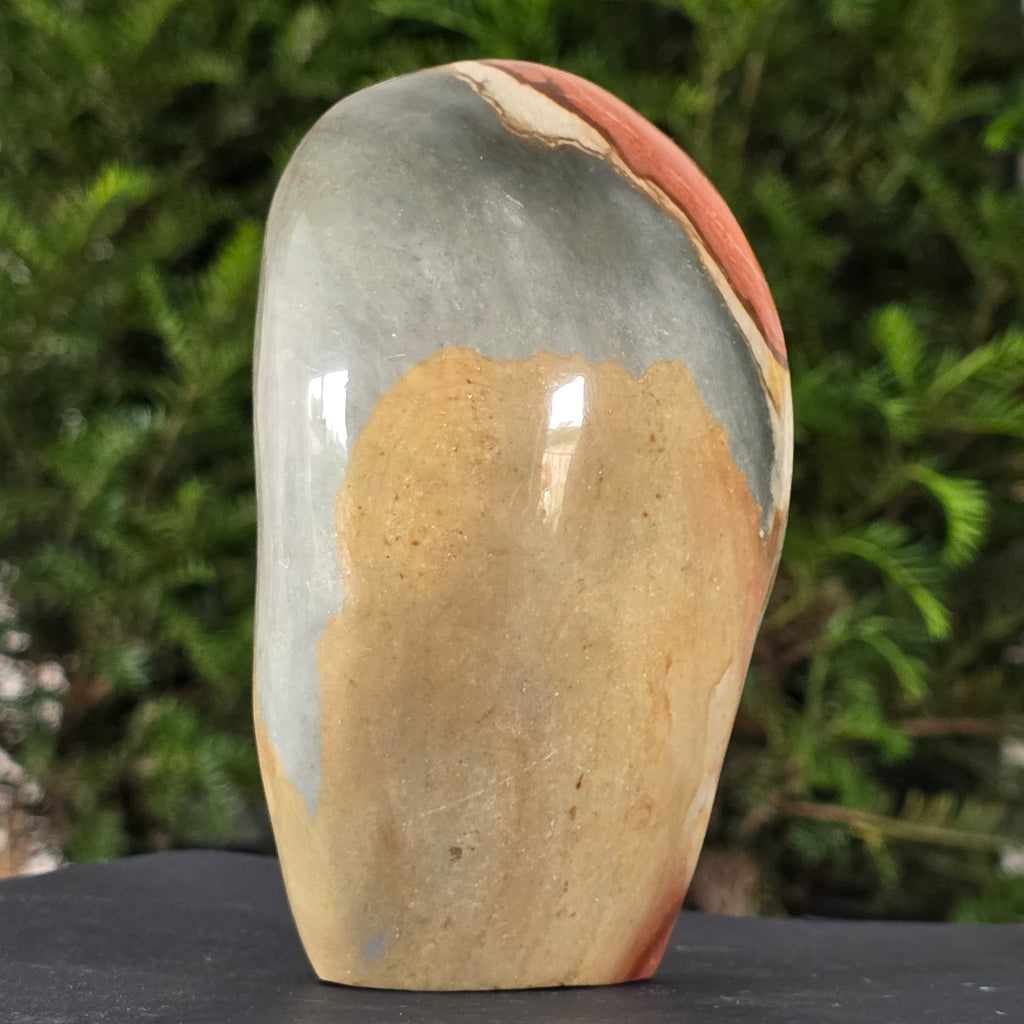 Jasp policrom sculptura forma libera model 5 Africa, pietre semipretioase - druzy.ro 3 