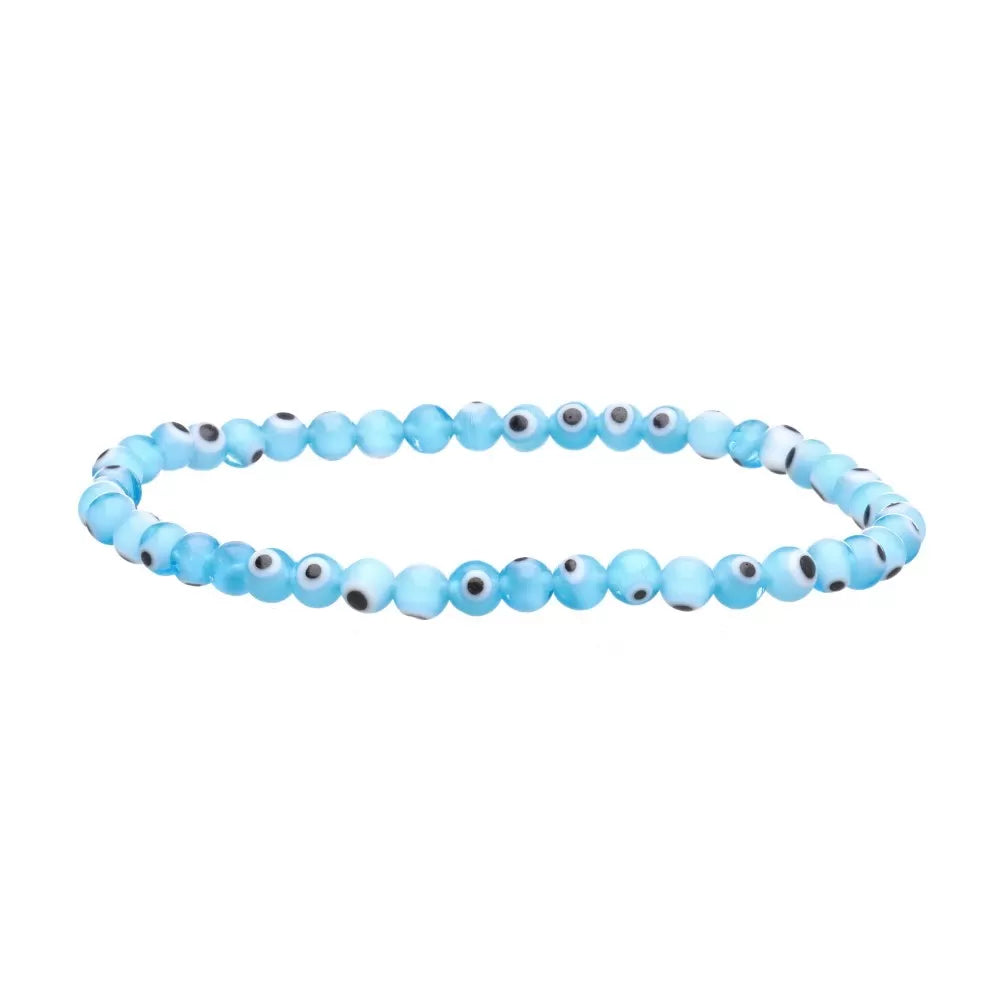 Brățară Ochi Turcesc 4 mm | Model 1, pietre semipretioase - druzy.ro 2 