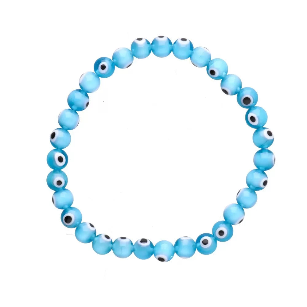 Brățară Ochi Turcesc 6 mm | Model 1, pietre semipretioase - druzy.ro 1 