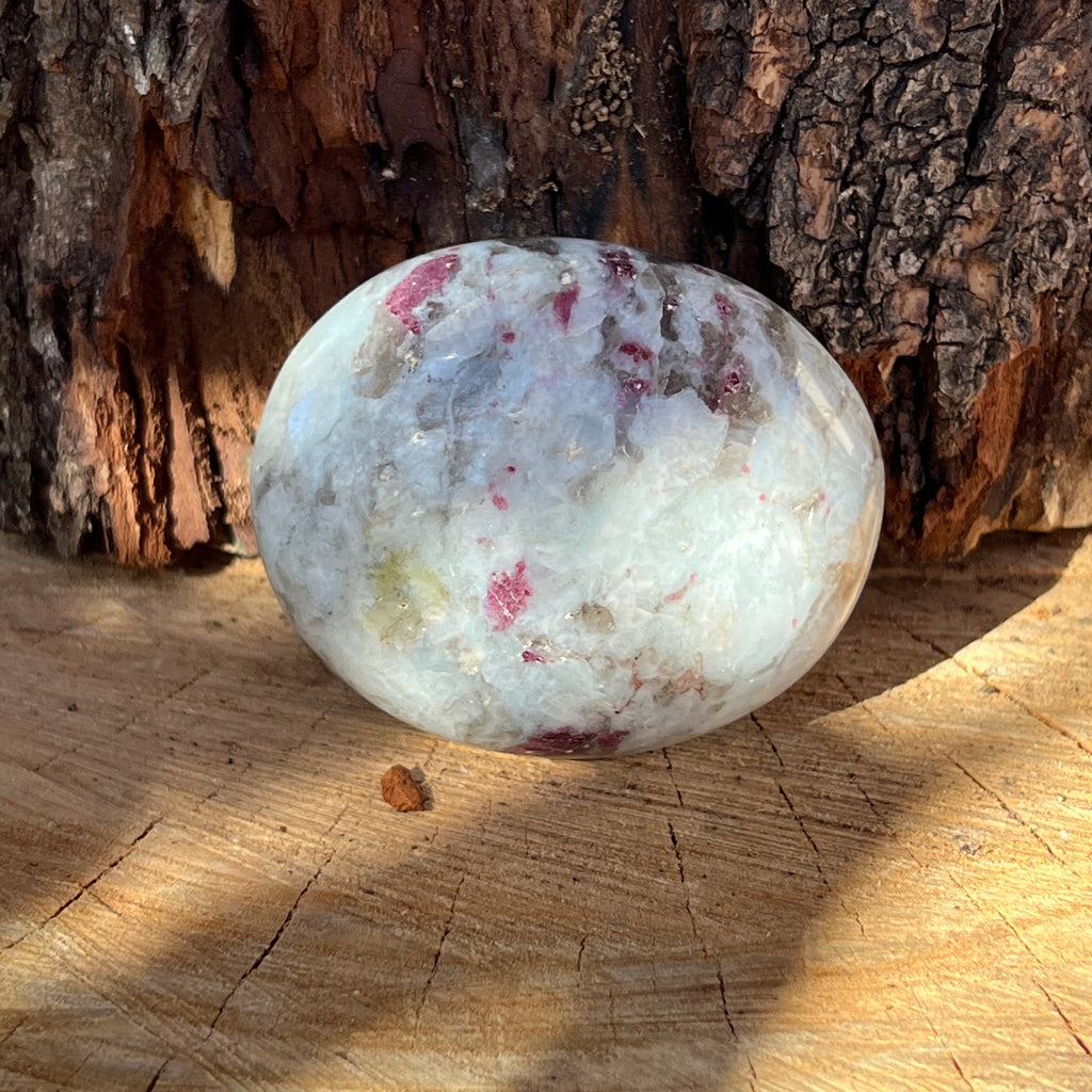 Palmstone rubelit/ turmalina roz m3, druzy.ro, cristale 1
