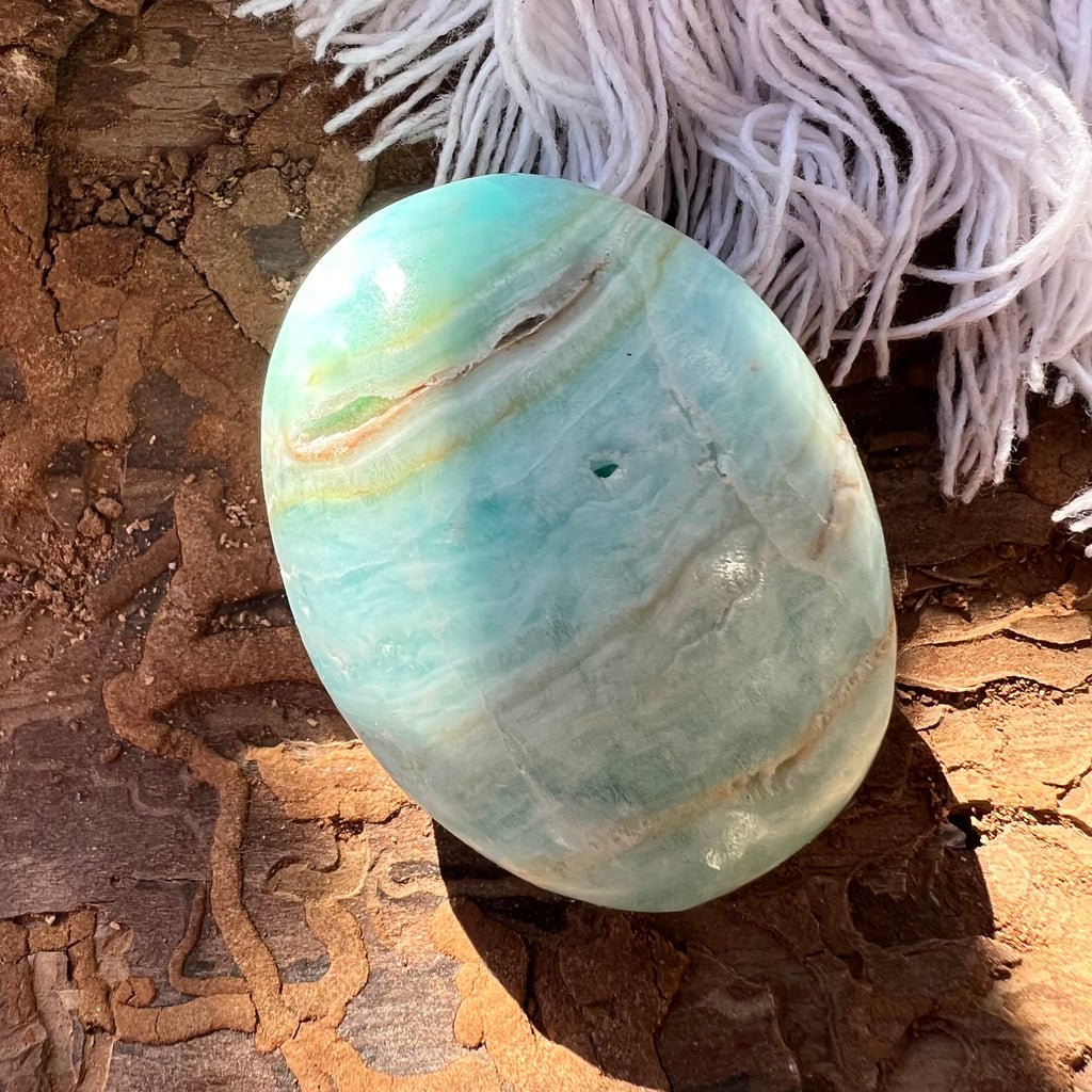 Palmstone aragonit albastru m2, druzy.ro, cristale 1